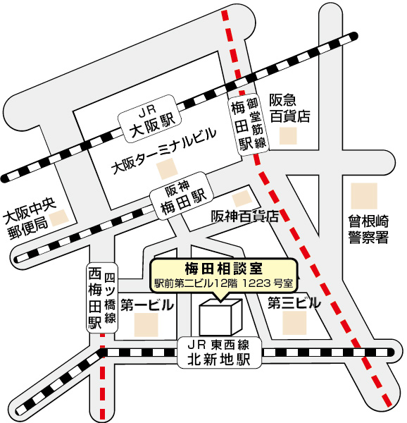 梅田地図